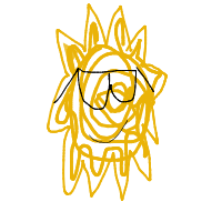 sun wearing sunglasses drawing by _eli_ in Artbitrator