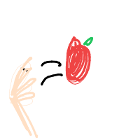 throwing food drawing by jaxyhan in Artbitrator