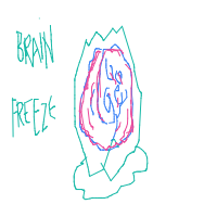 brain freeze drawing by thecritical in Artbitrator