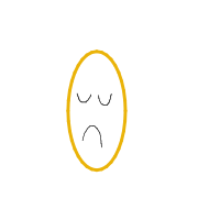 sad face drawing by mwresia in Artbitrator