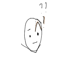 confused face drawing by mwresia in Artbitrator