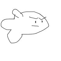 grumpy fish drawing by db25 in Artbitrator