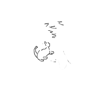 sleeping cat drawing by milonuko in Artbitrator