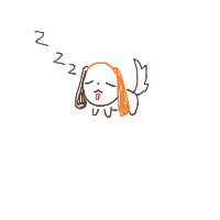 sleepy dog drawing by be_bot28 in Artbitrator