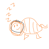 sleeping cat drawing by chasssw in Artbitrator