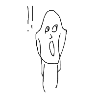 surprised face drawing by imaoutis in Artbitrator
