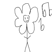 flower dancing drawing by 3712300823_bob_lol in Artbitrator