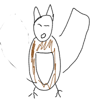 confused owl drawing by sisiluca in Artbitrator