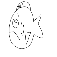 grumpy fish drawing by sisiluca in Artbitrator