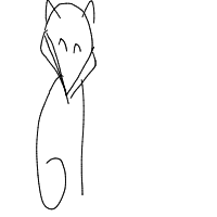 sneaky fox drawing by sisiluca in Artbitrator