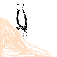 penguin sliding drawing by sisiluca in Artbitrator