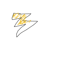lightning bolt drawing by ferret in Artbitrator