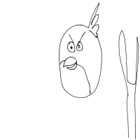 angry bird drawing by probished in Artbitrator