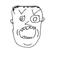 angry face drawing by geojim69 in Artbitrator