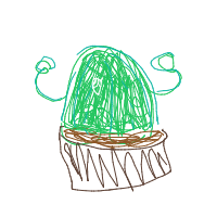 dancing cactus drawing by atsumi in Artbitrator