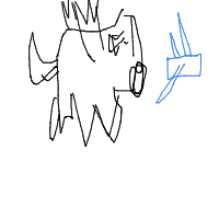 when pigs fly drawing by ayazz in Artbitrator