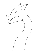dragon drawing by peter in Artbitrator