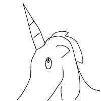 unicorn drawing by peter in Artbitrator