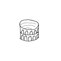 gladiator arena drawing by hyahoo in Artbitrator