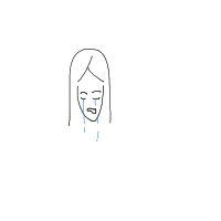crying drawing by hyahoo in Artbitrator