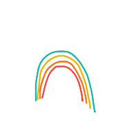 rainbow drawing by hyahoo in Artbitrator
