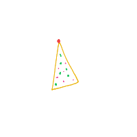 party hat drawing by hyahoo in Artbitrator