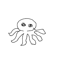 octopus drawing by thisisme in Artbitrator