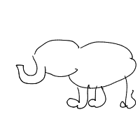 elephant drawing by thisisme in Artbitrator