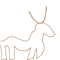antelope drawing by thisisme in Artbitrator