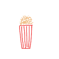 popcorn overflowing drawing by hyahoo in Artbitrator