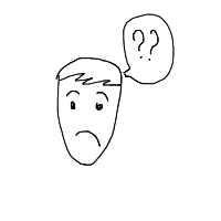 confused face drawing by hyahoo in Artbitrator