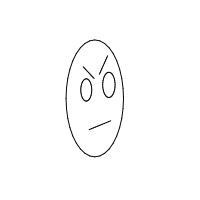 angry face drawing by justyours0085 in Artbitrator