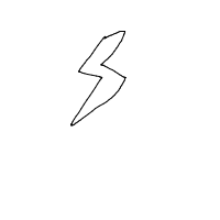 lightning bolt drawing by guyboss13 in Artbitrator