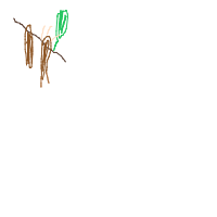 sloth hanging drawing by yukii in Artbitrator