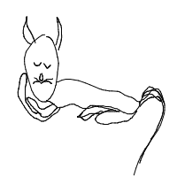 sleeping cat drawing by koko in Artbitrator