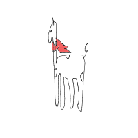 giraffe with scarf drawing by baoan in Artbitrator