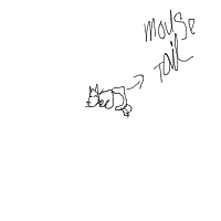 cat chasing mouse drawing by baoan in Artbitrator