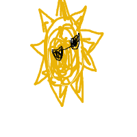 sun wearing sunglasses drawing by kokisan in Artbitrator