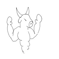 minotaur drawing by peter in Artbitrator