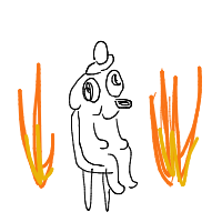 this is fine dog drawing by peter in Artbitrator