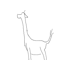giraffe drawing by peter in Artbitrator