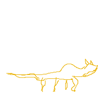 sneaky fox drawing by kez191919 in Artbitrator
