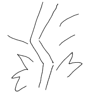 lightning bolt drawing by cftheee1222 in Artbitrator