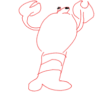 lobster drawing by minimin in Artbitrator