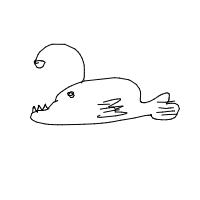 anglerfish drawing by minimin in Artbitrator