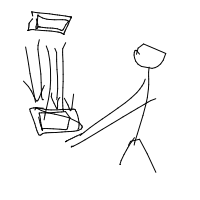 catching falling phone drawing by minimin in Artbitrator