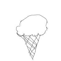 ice cream drawing by Lego Kid in Artbitrator