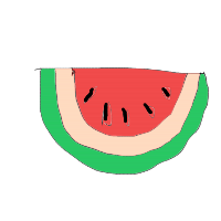 water melon drawing by Lego Kid in Artbitrator