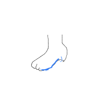 cold feet drawing by xertjam in Artbitrator