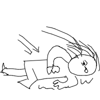 dramatically fainting drawing by minimin in Artbitrator